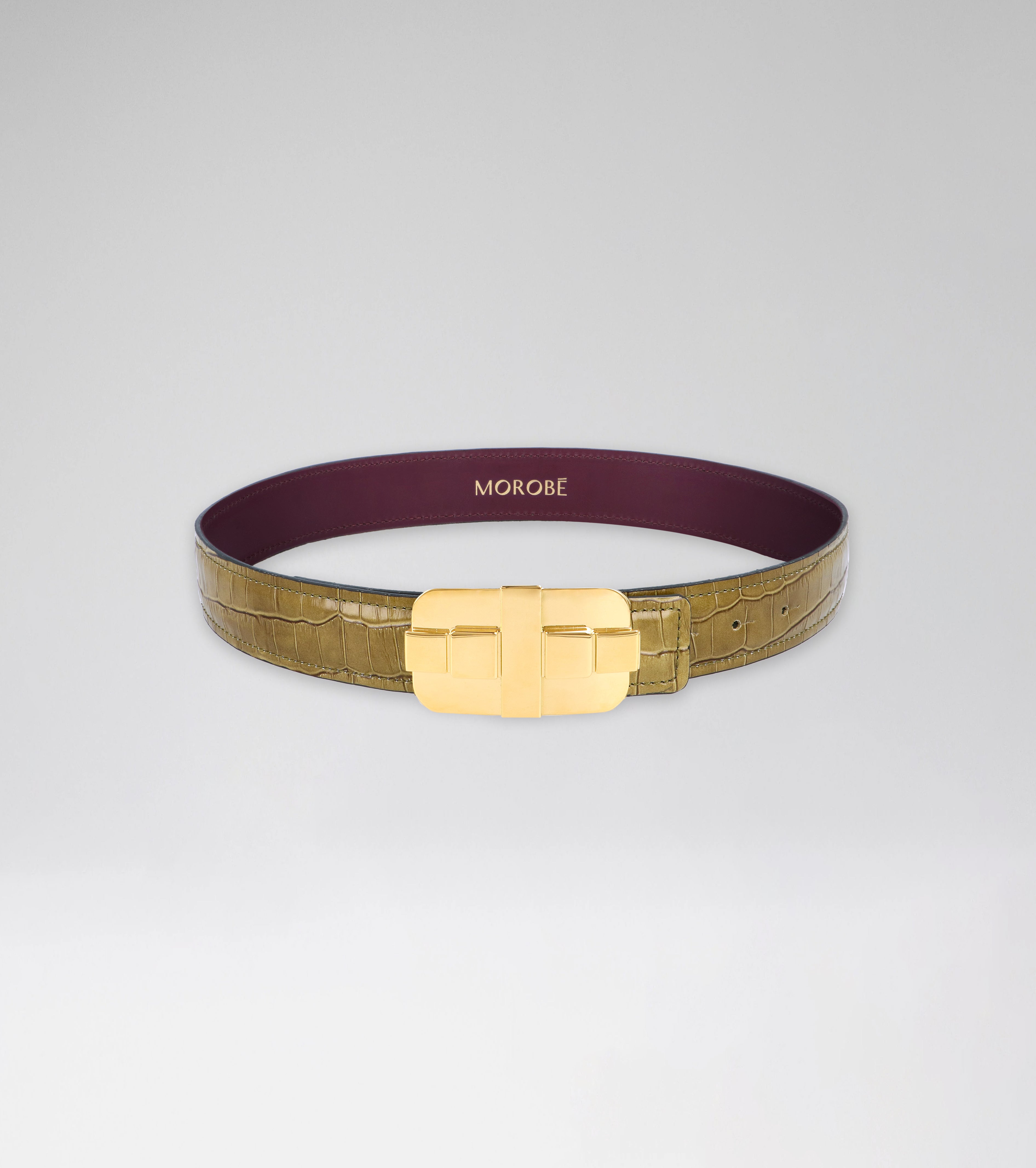 Hip Belt LA CEINTURE 32/ 08 MILITARY-GOLD – MOROBÉ