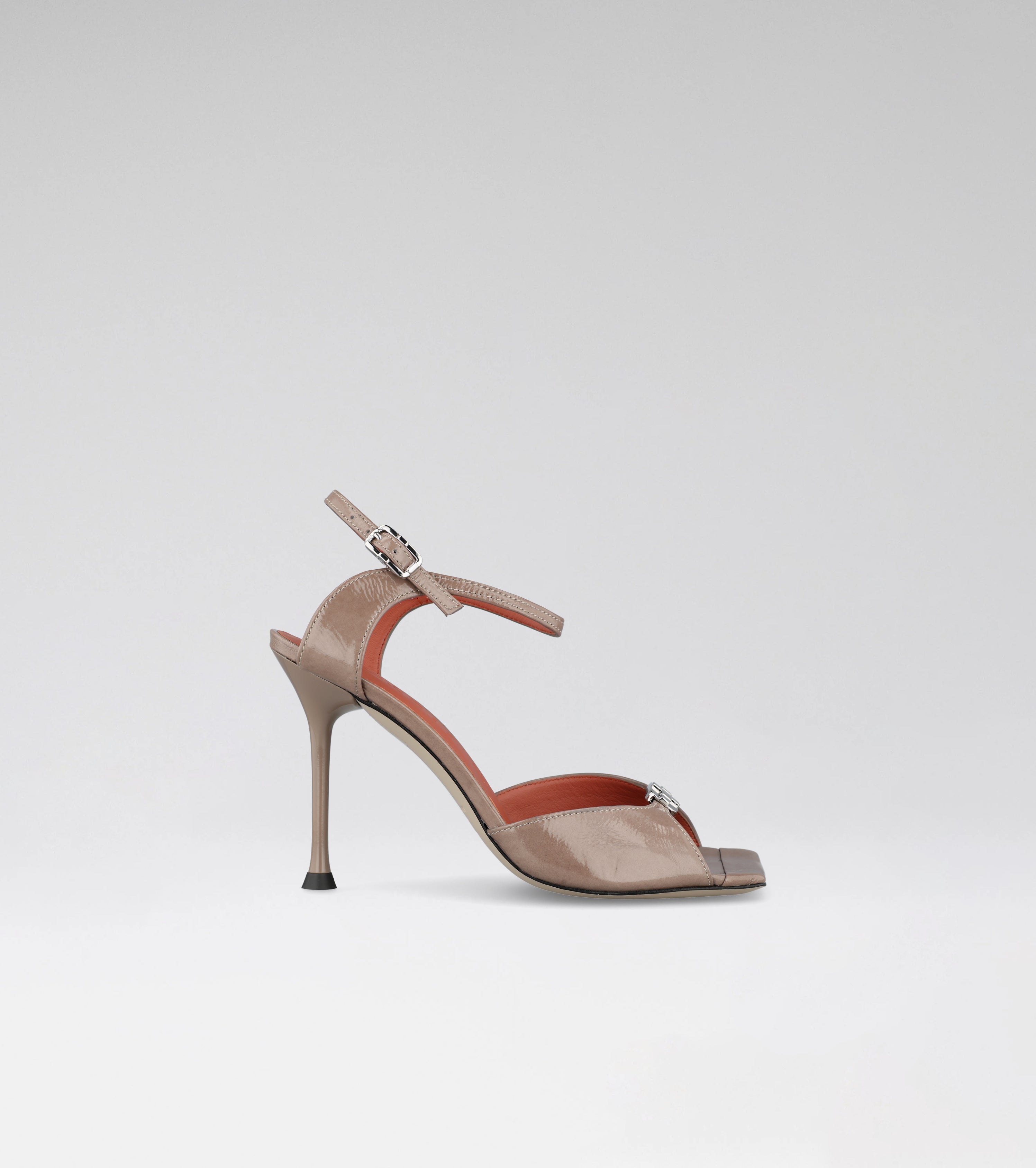 靴 mimi MOROBÉ | Sandals High Heel in Greige | MIMI LOGO