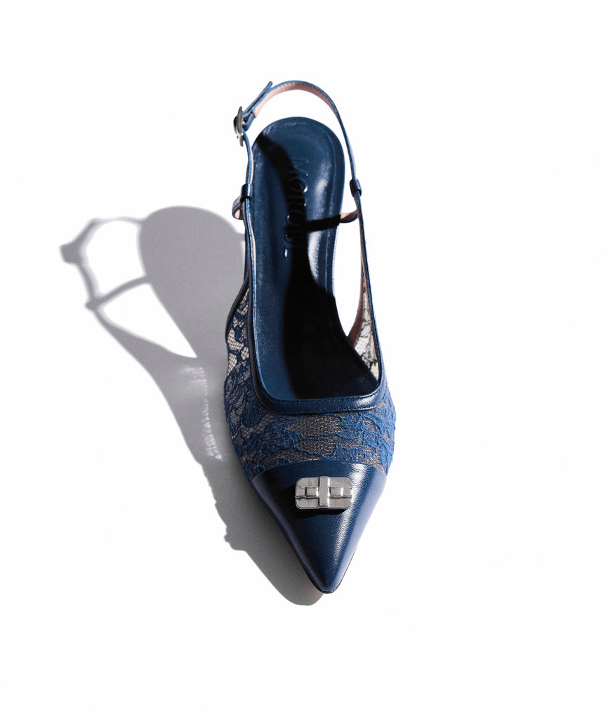 mid heel slingback