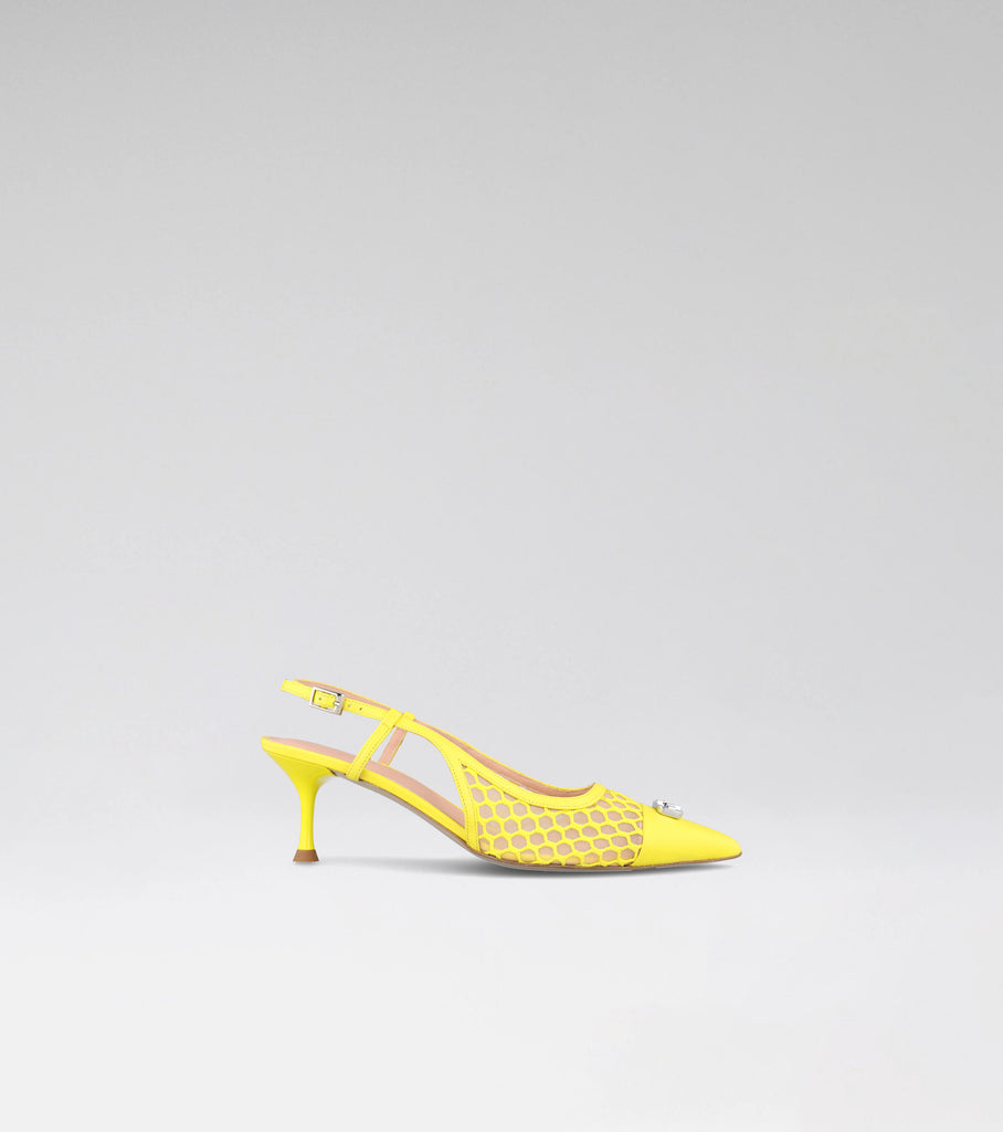 mid heel slingback