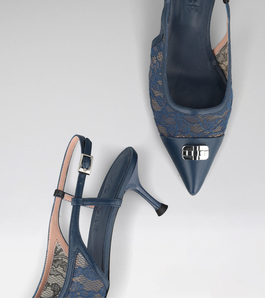 mid heel slingback