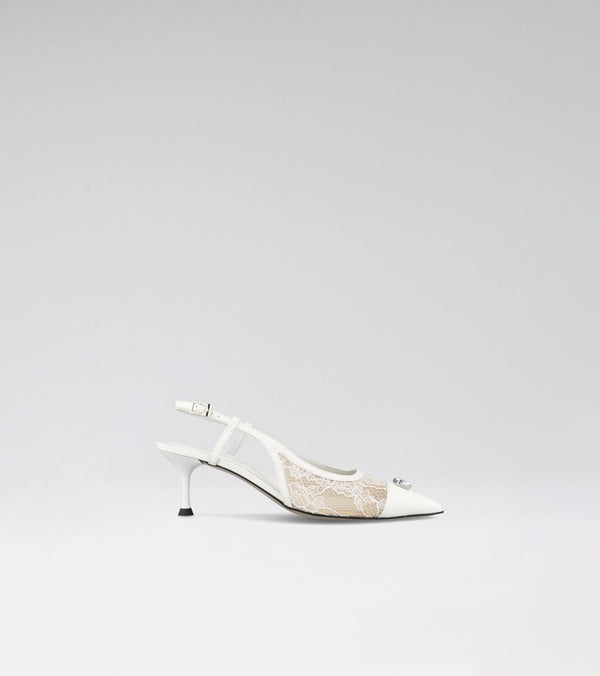 mid heel slingback