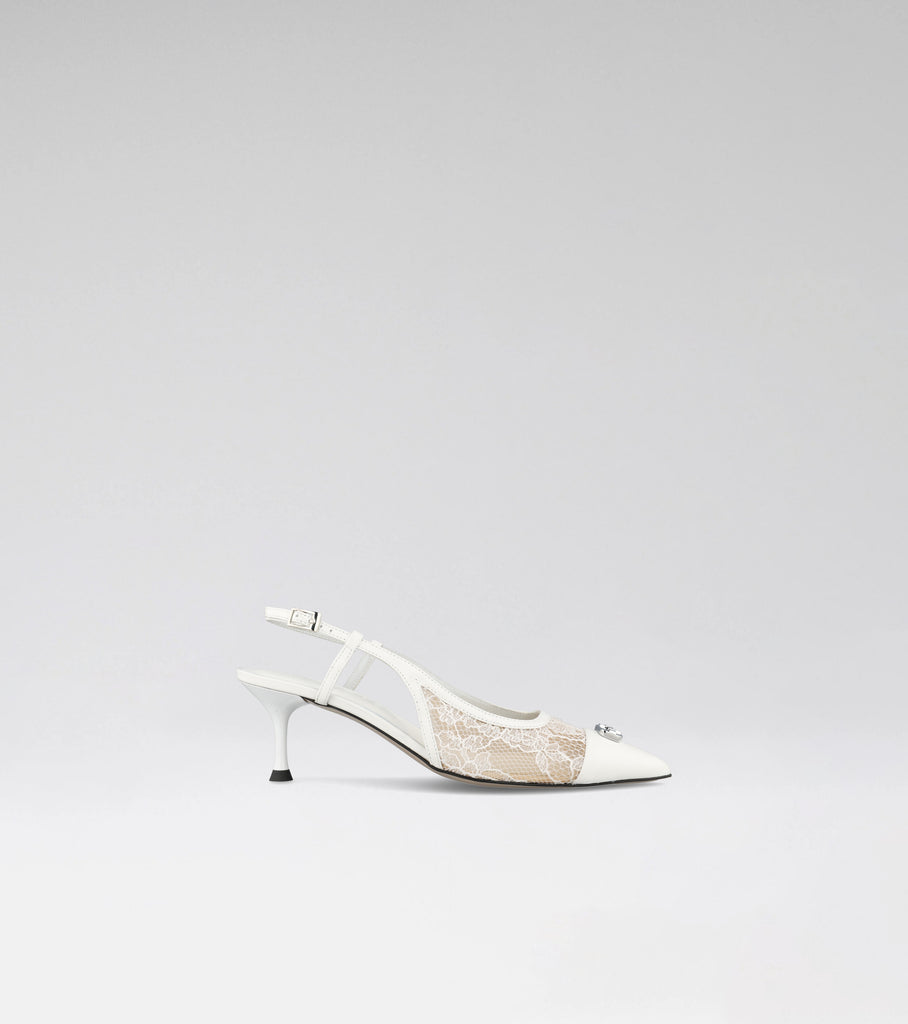 mid heel slingback