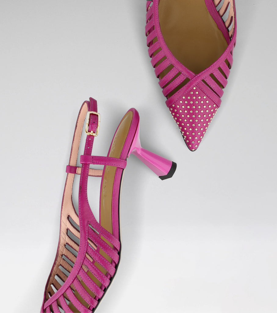 mid heel slingback