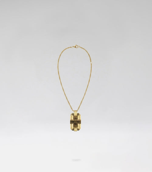 TRESSEE NECKLACE 01 SHORT - GOLD