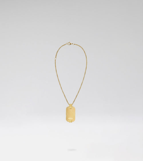 TRESSEE NECKLACE 01 SHORT - GOLD