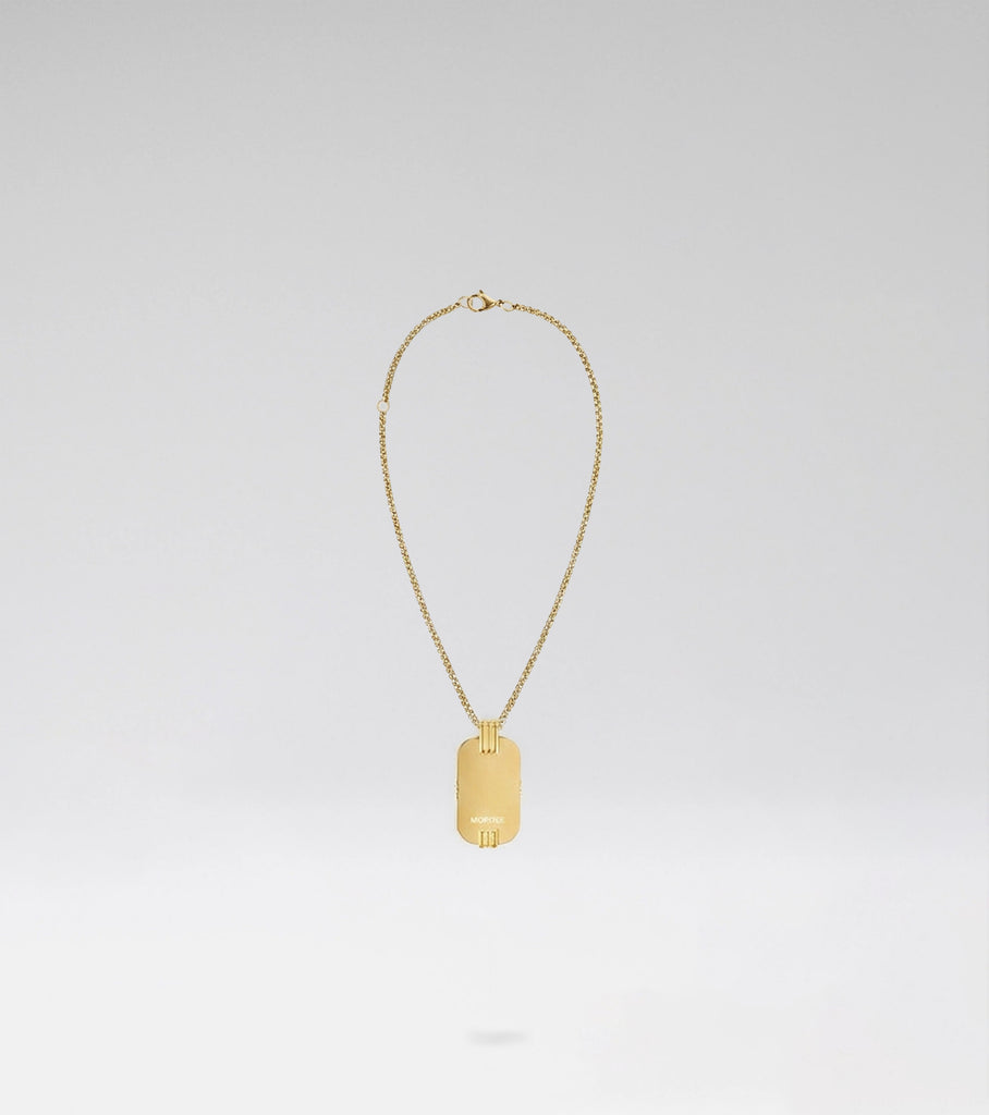 TRESSEE NECKLACE 01 SHORT - GOLD