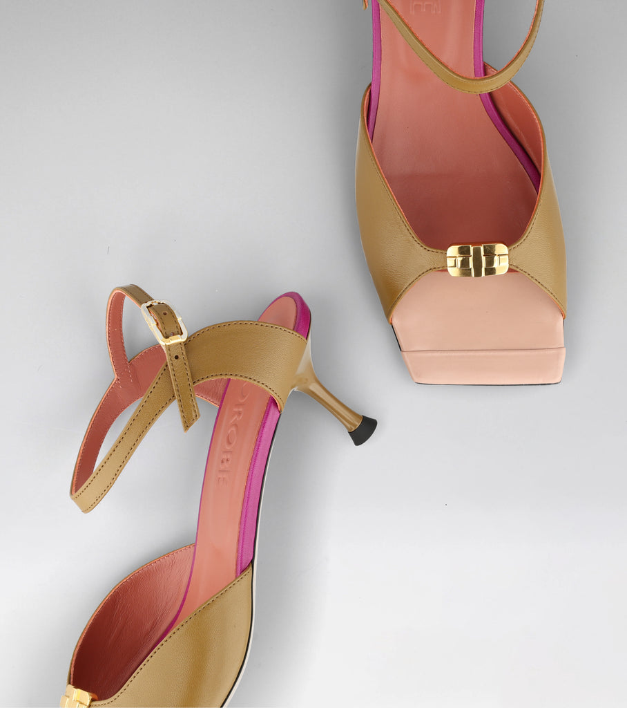mid heel sandal
