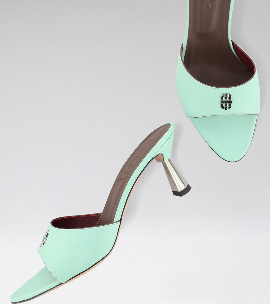High heel mules from morobe 