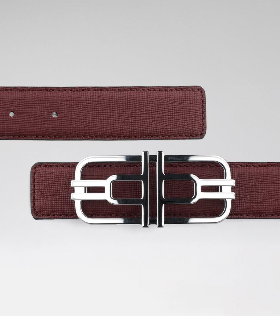 LA CEINTURE AIRE 01 - BLACK + BORDO ZAFFIANO