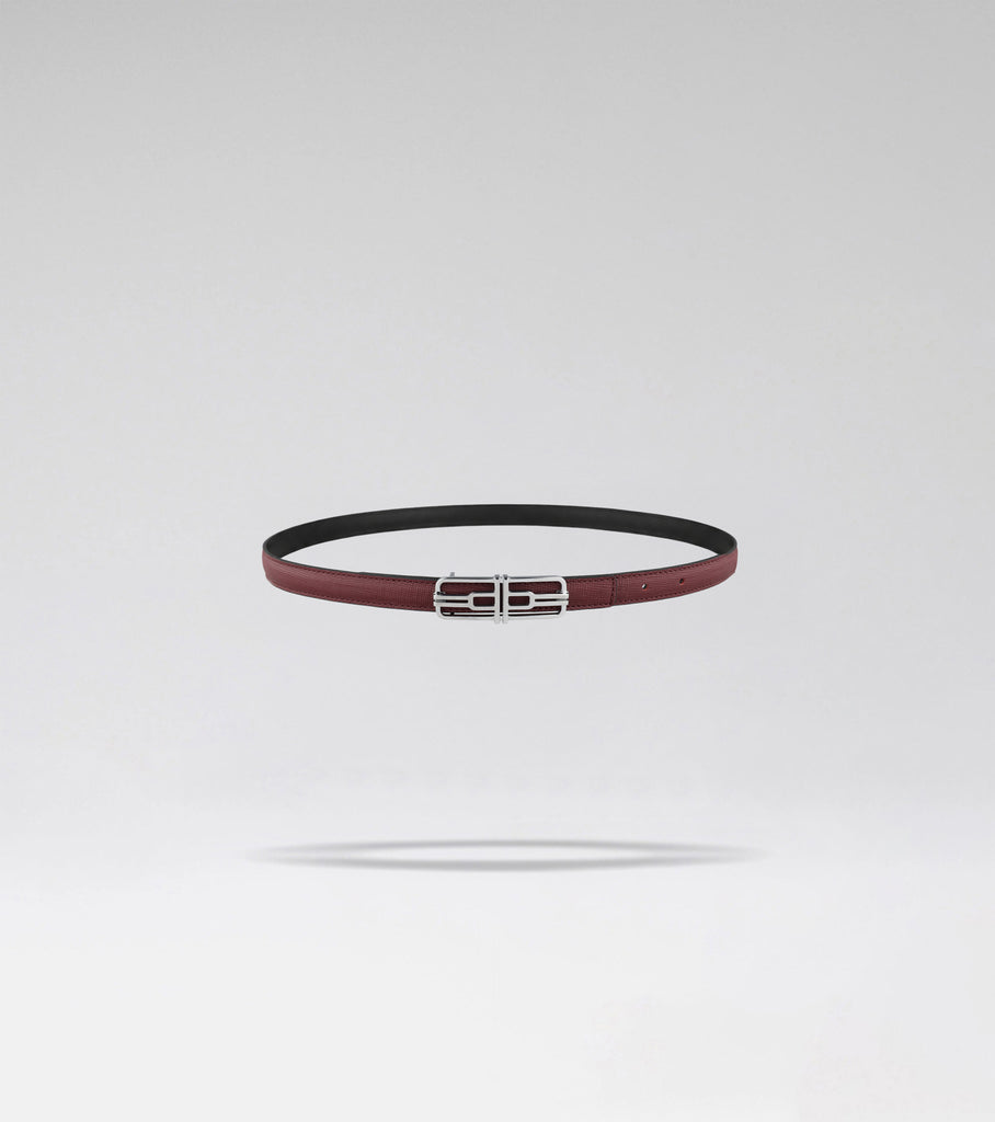 LA MINI CEINTURE AIRE 01 - BLACK + BORDO ZAFFIANO