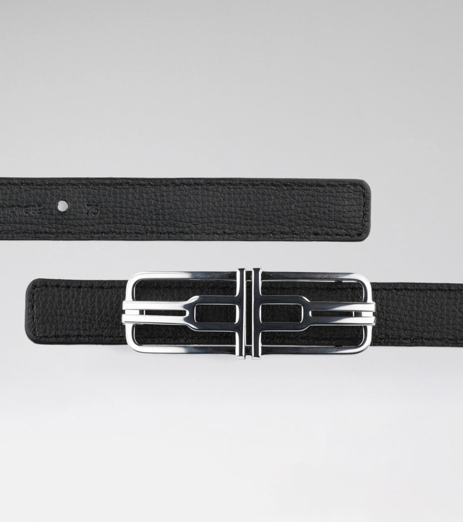 LA MINI CEINTURE AIRE 01 - BLACK + BORDO ZAFFIANO