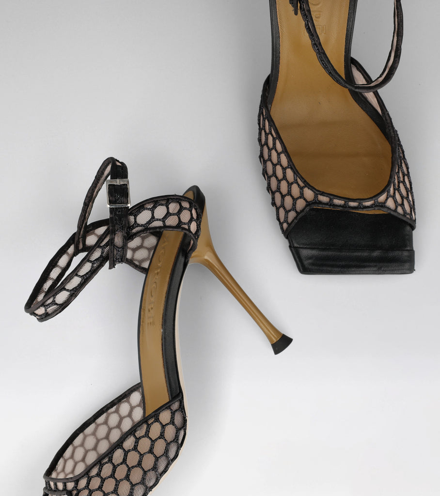 high heel sandal
