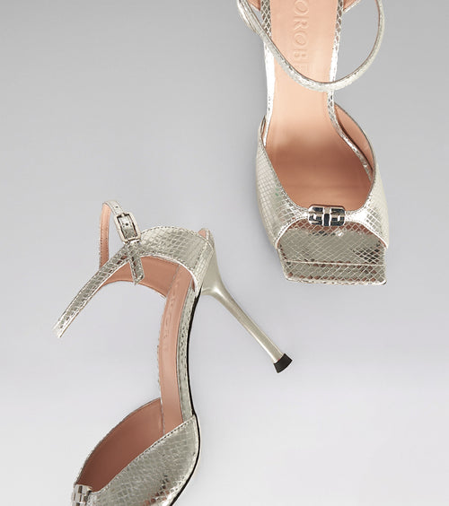 Morobe Silver Python All Shoes – MOROBÉ
