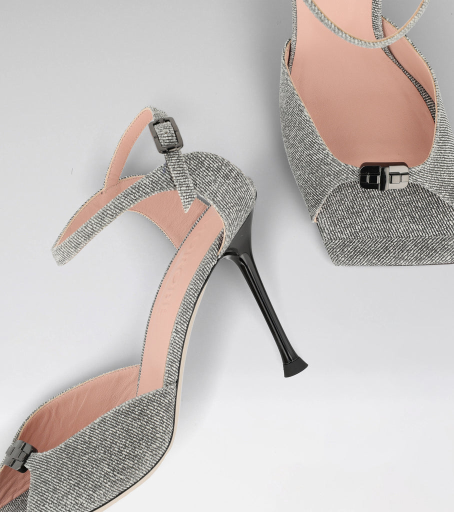 high heel sandal