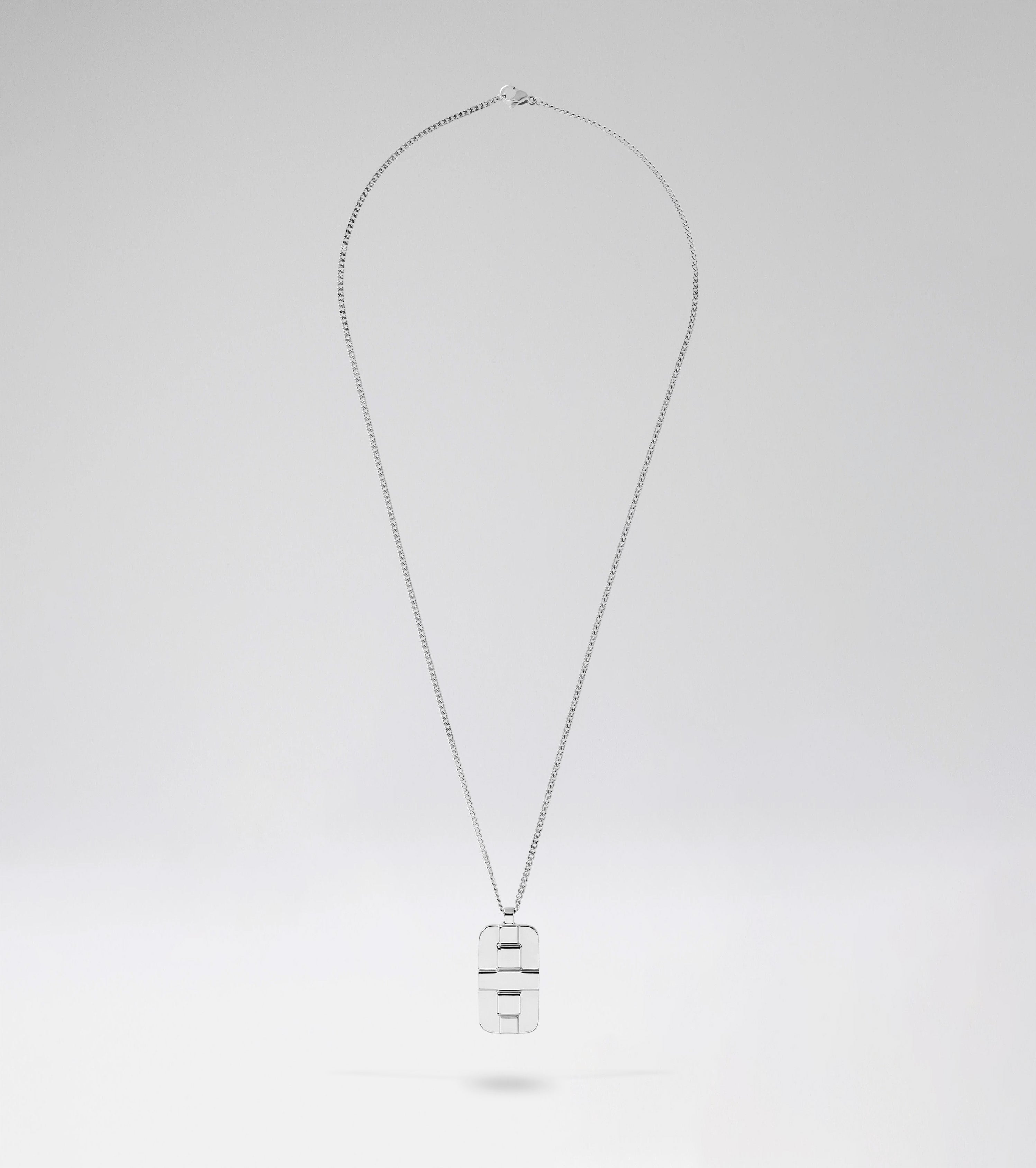 Morobe Silver Python LE SOLITAIRE NECKLACE SILVER – MOROBÉ