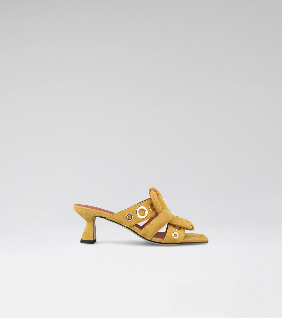 mid heel mule