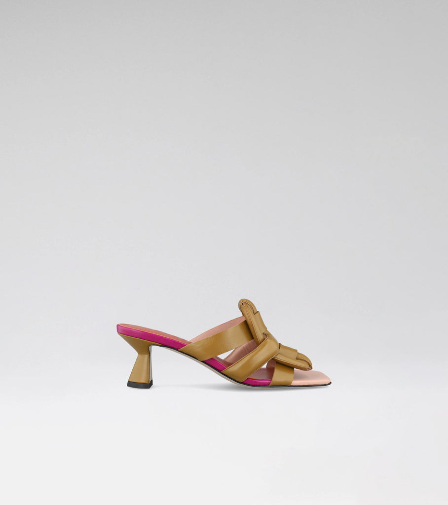 mid heel mule