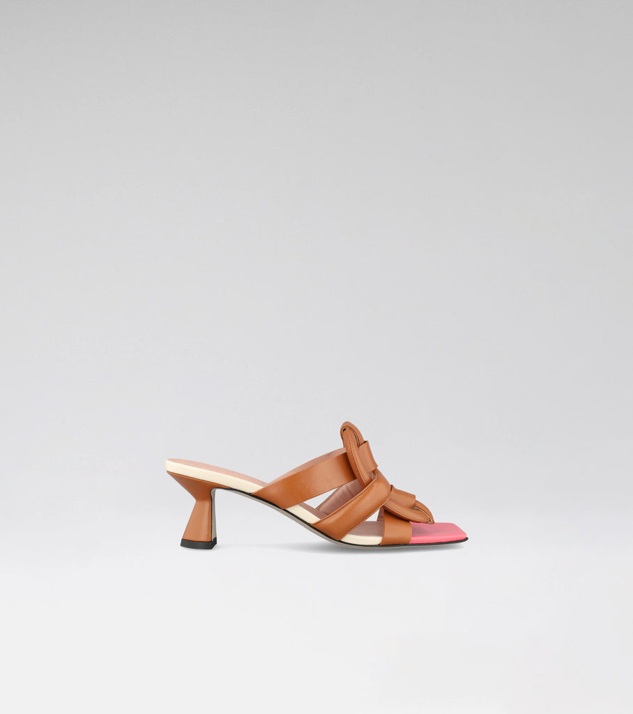 mid heel mule