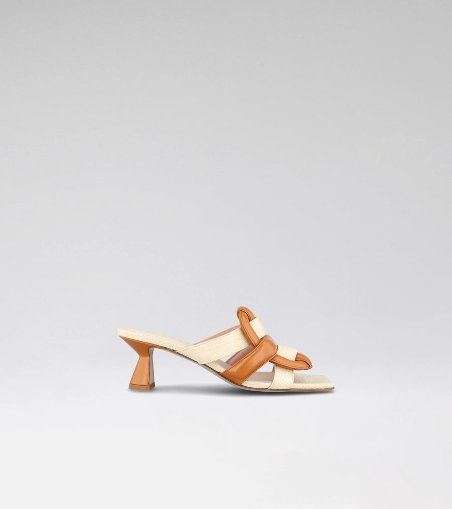 mid heel mule