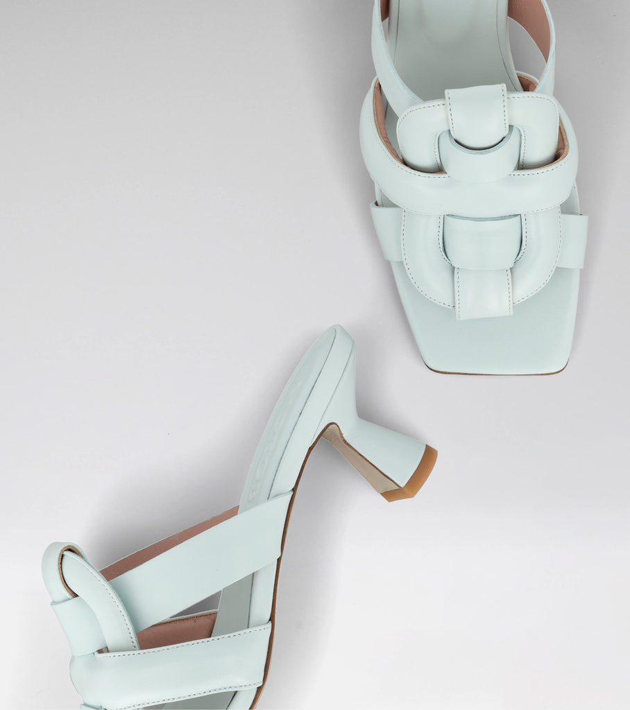 mid heel mule