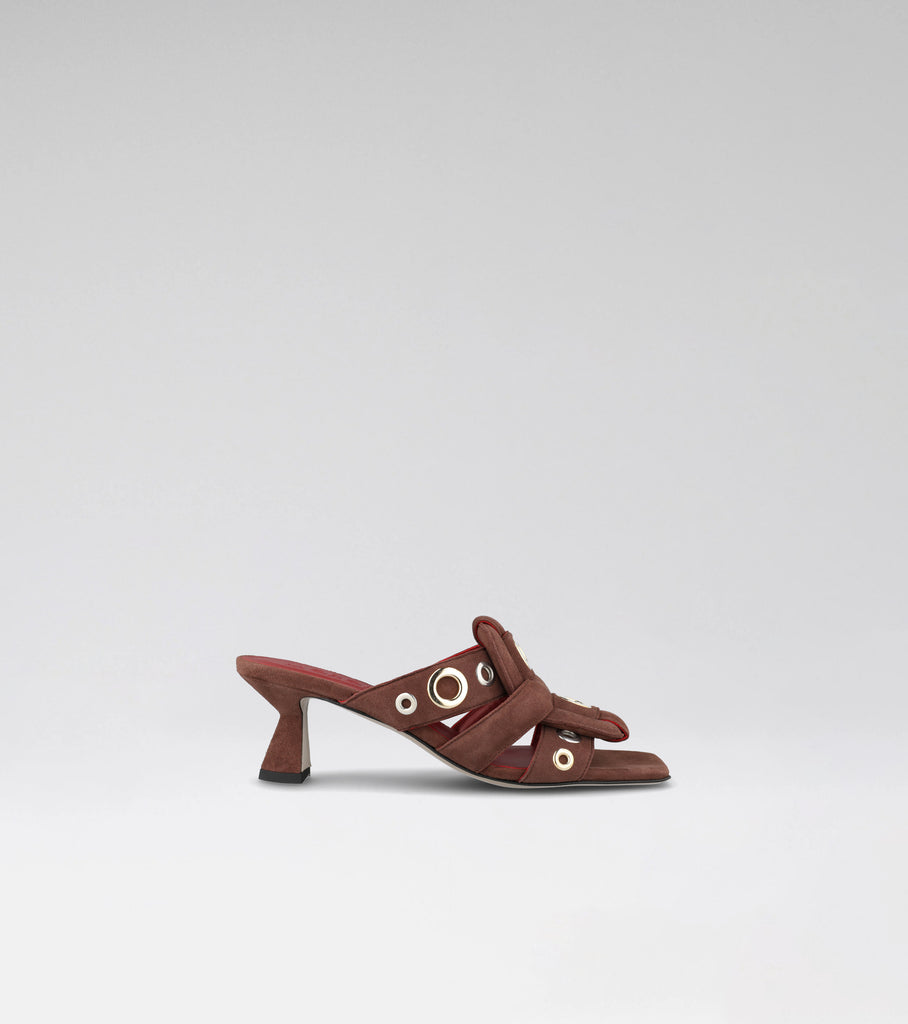 mid heel mule