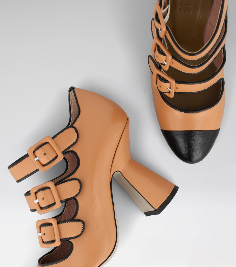 high heel mary jane