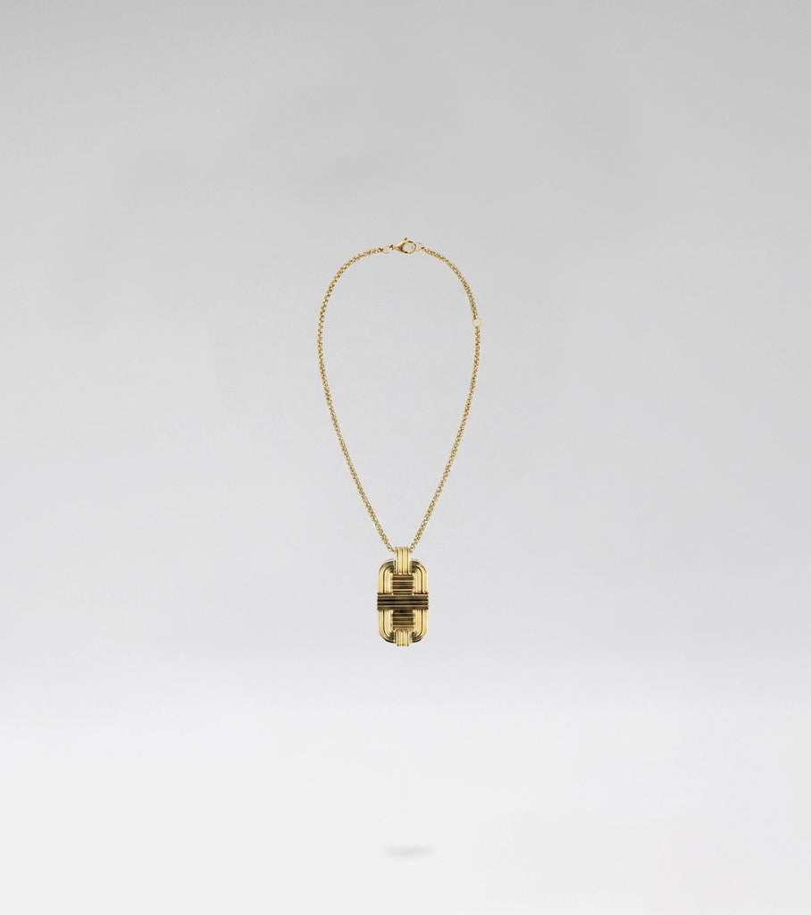 TRESSEE NECKLACE 01 SHORT - GOLD
