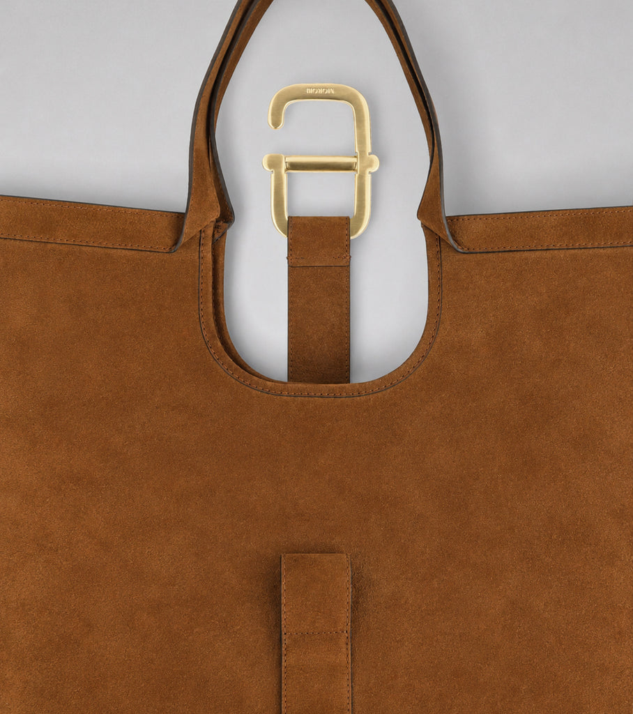 LE TYLER 01 - VELOURS SOFT CAMEL